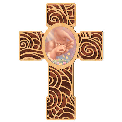 Décoration murale d'inspiration croix