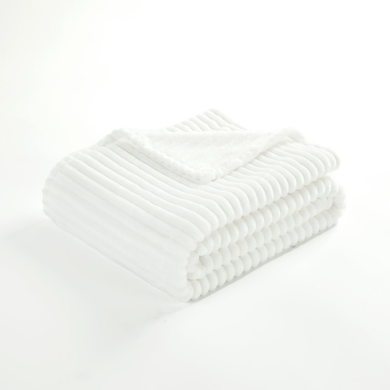 Couverture , Jeté, Blanc