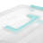 Sterilite Stack and Carry 3 Layer Handle Box, Tray, Small Storage Latch Lid Container to Organize