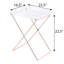 Table-plateau en acrylique et cuivre transparent Cercie