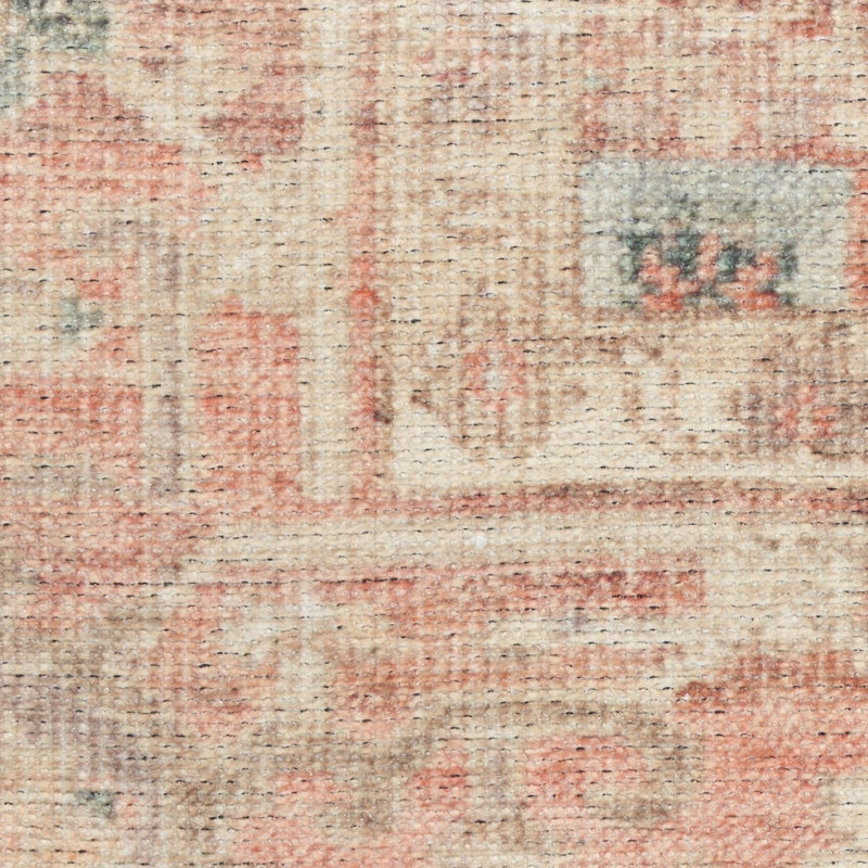 Hennings Machine Washable Vintage Area Rug, Rectangle 5'3" x 7'3"