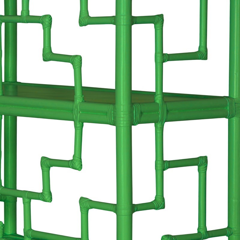 Tibet Bookcase, Bright Green