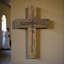 Croix murale Faith - naturel brûlé