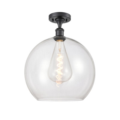 Cindi Glass Semi Flush Mount