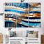 Ensemble de salon art mural Blue Sparkling-562107841-562107845