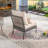 Addiego Patio Chair with Cushions and Pillow