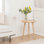 Table de bout en bois massif 3 pieds Blankumsee