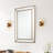 31.5'' W Metal Flat Wall Mirror