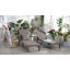 Ensemble de chaise longue d'extérieur en polyrésine imperméable, légère et réglable -97877141-128761120