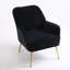 Fauteuil en sherpa moderne de style Mid-Century moderne pour le salon, la chambre et le bureau, facile à assembler-2011447161