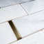 Natural 11.82 in. x 11.82 in. Brick Joint Polished Marble Mosaic Tile-86557855