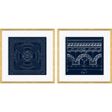 Blue RCP & Blue Figure 7 Giclee Print by David Phoenix
