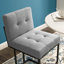 Tabouret de bar en acier inoxydable Privy Performance de Modway-240901632-240901840-240881306