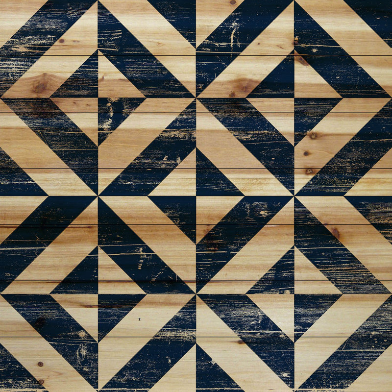 « square puzzle », reproduction sur bois, 40 po x 40 po