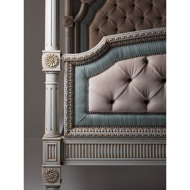 Upholstered Four Poster Bed