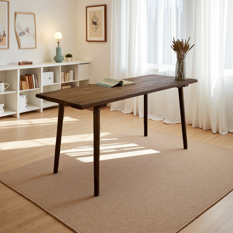 Bureau d'étude en noyer de style champêtre