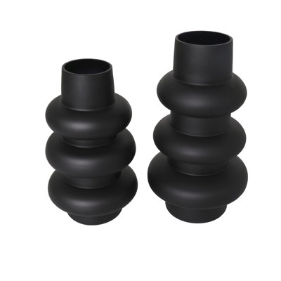 Mable 2-Piece Set Glass Table Vase