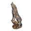 Statue de jardin loup solitaire
