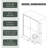 44 in. - 48 in. W x 72 in. H Double Sliding Semi-Frameless Shower Door with Clear Glass-116487179