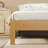 Solid Wood Bed Frame with Slatted Support, No Springs Required, Easy Assembly, Sturdy Center Leg-1874110817-1874110831