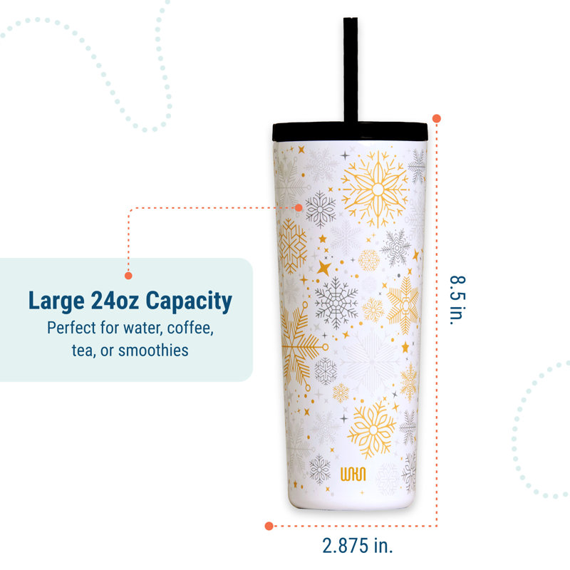 Gobelet Snow Flakes - 24 oz
