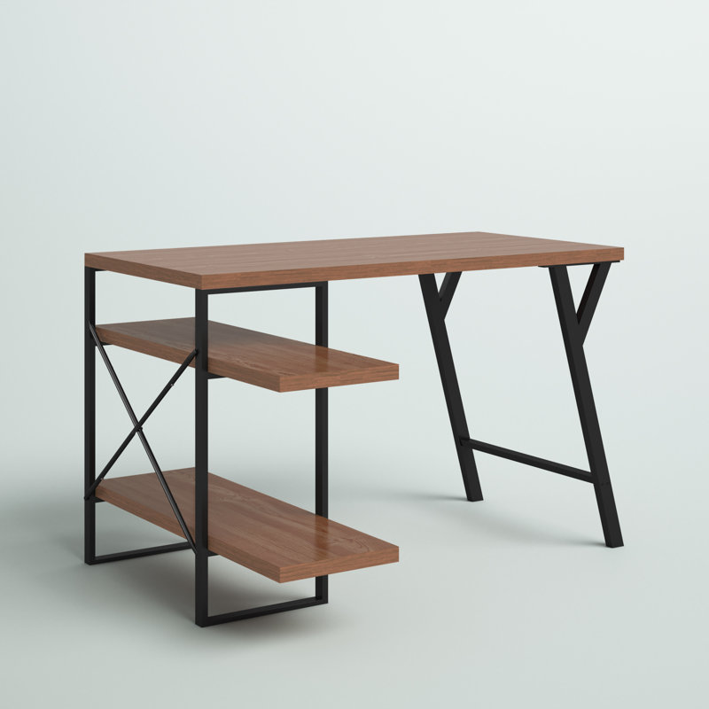 Aldred Modular L-Shaped Steel Writing Desk