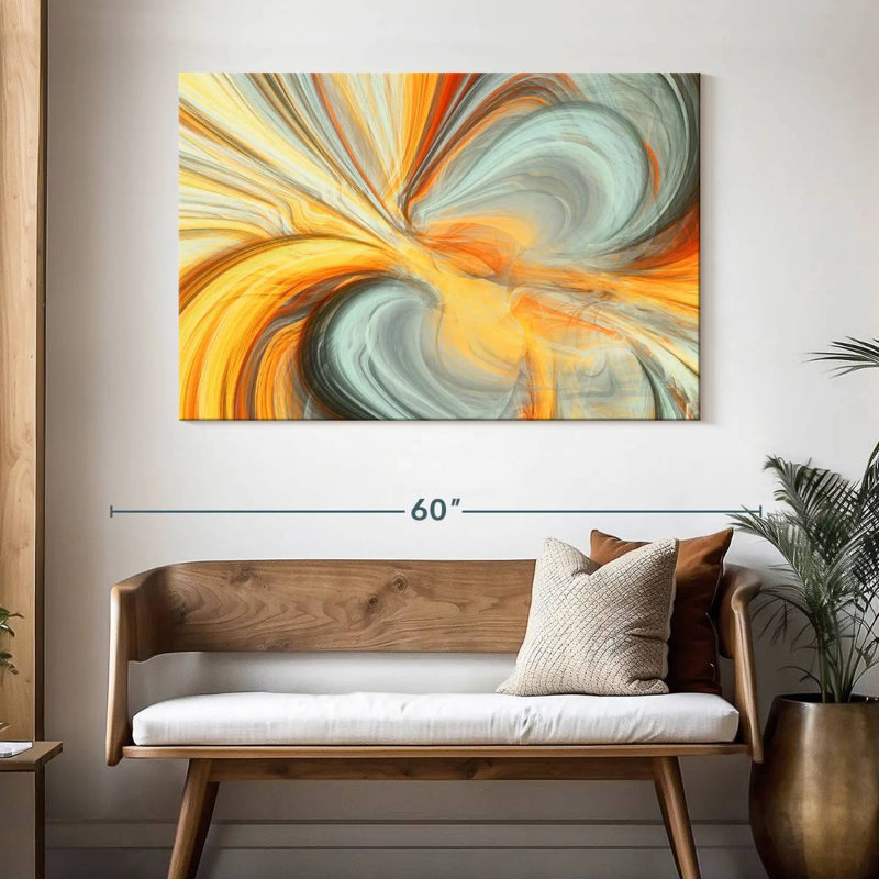 Avery Fluid Dynamic Abstract, 32" H x 48" W