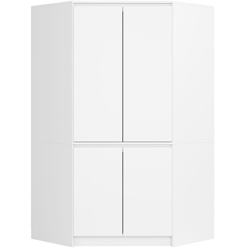 Sonjay 4 Door Manufactured Wood Wardrobe