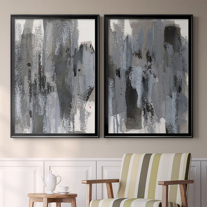 2 - Pieces, 24.5" H x 37" W, Black