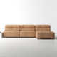 Anya 2 - Piece Modular Leather Chaise L-Sectional