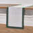 White/Green Shimmer Border is out of stock