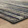 Louque Gray/Dark Blue Modern Abstract Stripe Area Rug