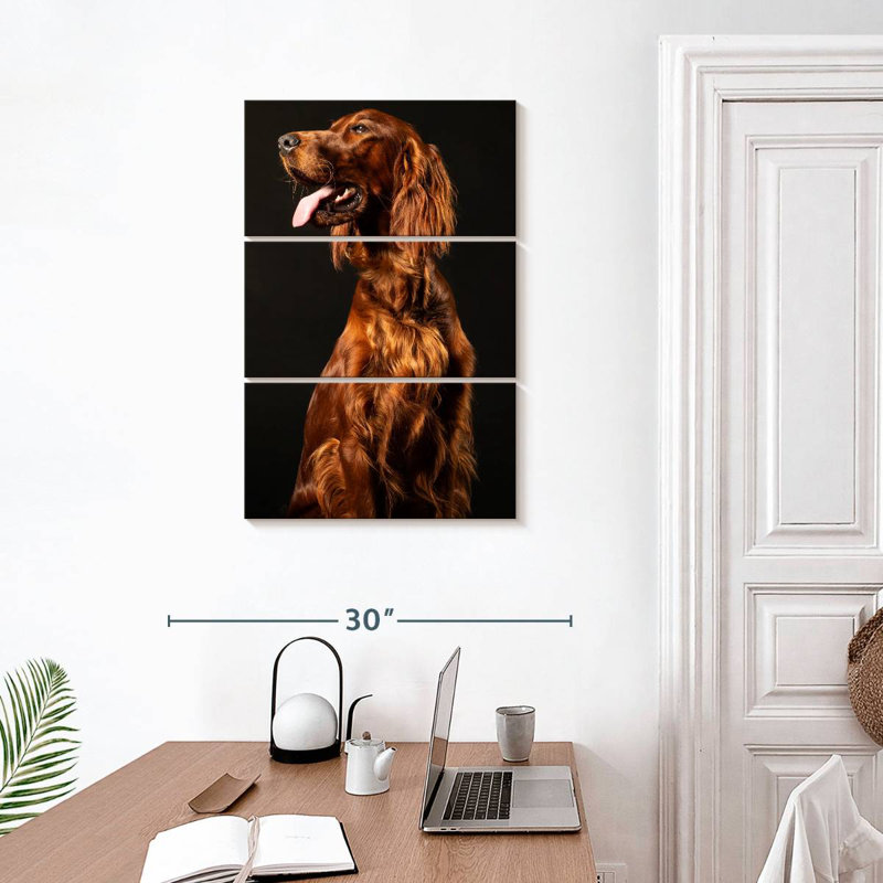 Brampt Irish Setter Dog, 32" H x 20" W