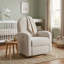 Bea Swivel Glider Recliner in Vanilla-592108821