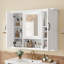 Armoire de toilette murale 36 po avec 3 portes-1262095748