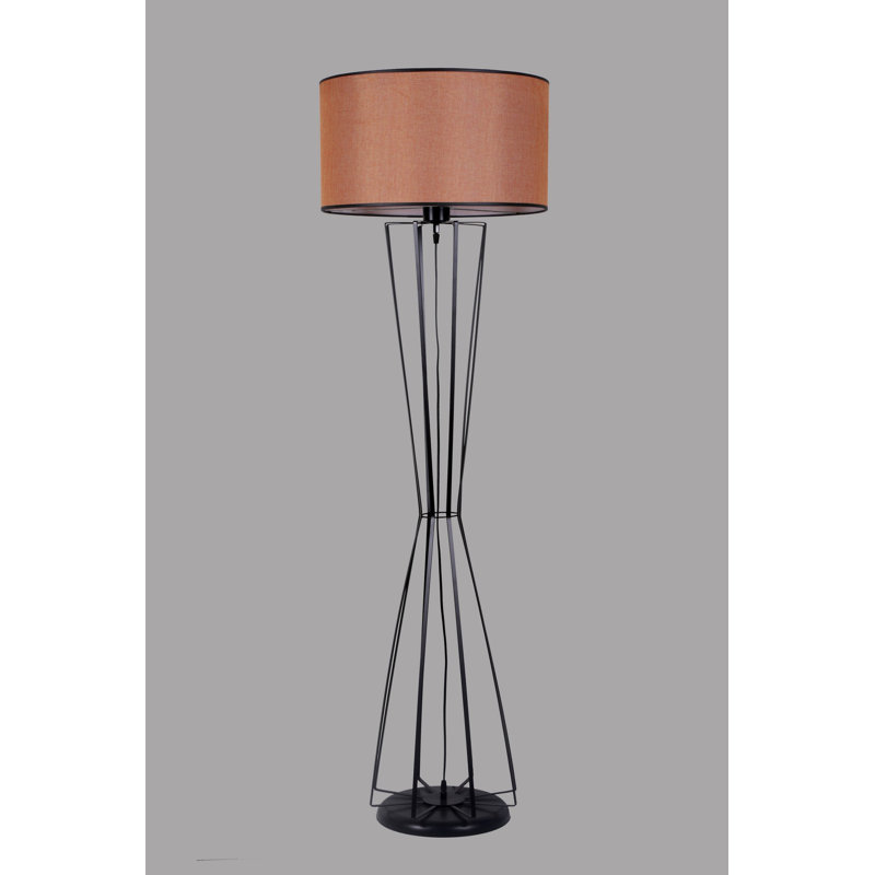 Lampe sur pied 63 ", Orange