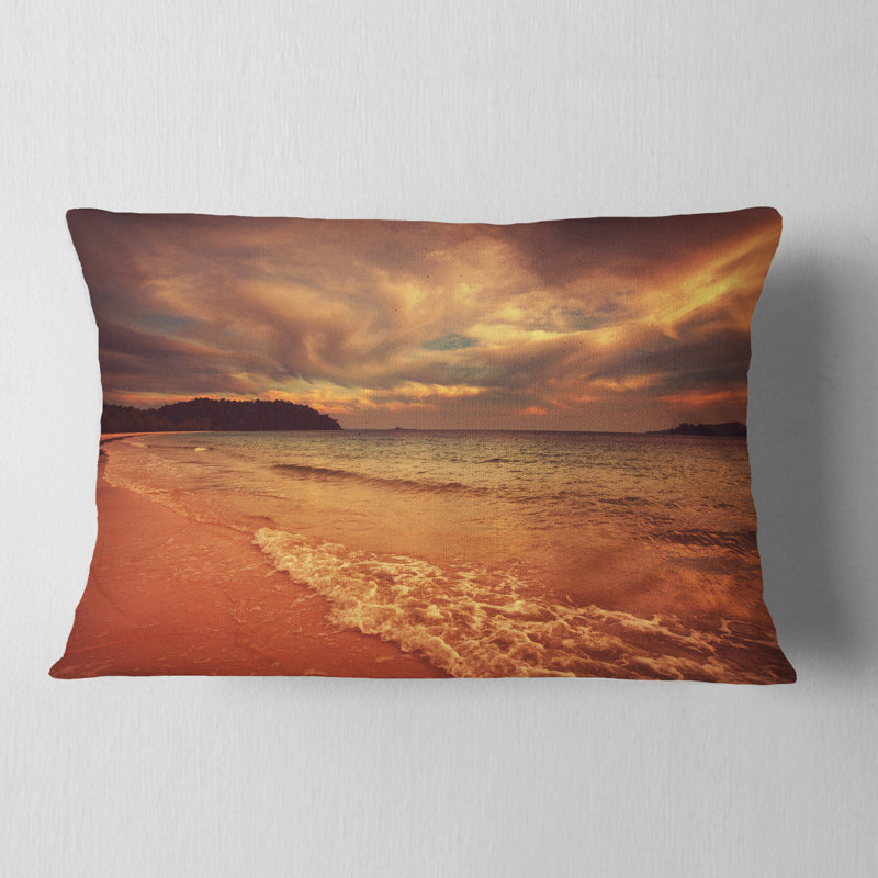 Coussin Seashore, Rectangulaire, 12 po x 20 po