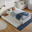 Lit plateforme en bois massif avec lit gigogne assorti Lamariah-457229957-457229956