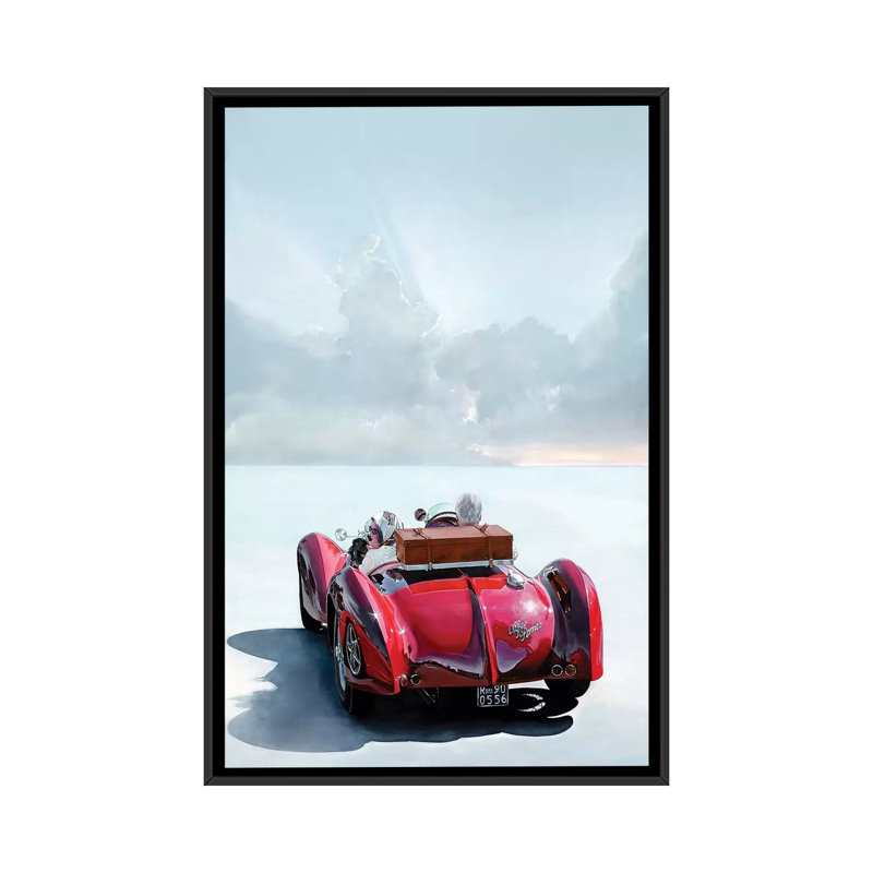 Horizon by Marcello Petisci - Print on Canvas, 101.6 cm H x 66.04 cm W, Black Framed
