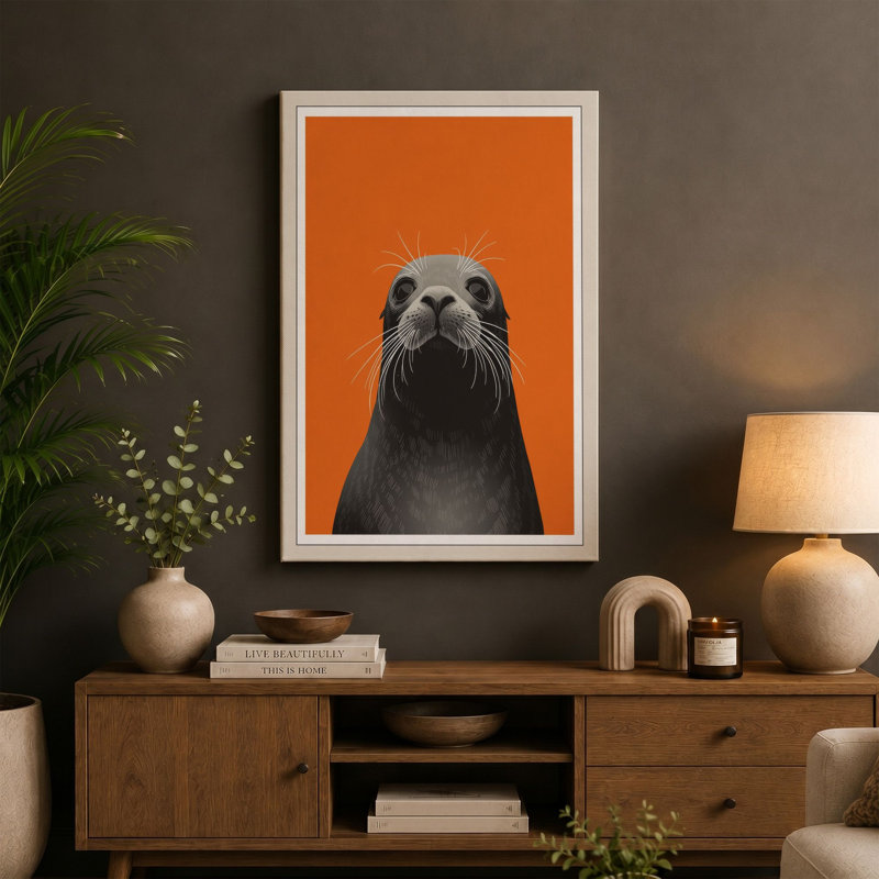 Print, 36x24 - 91.4 x 61.0 cm, Teal Border