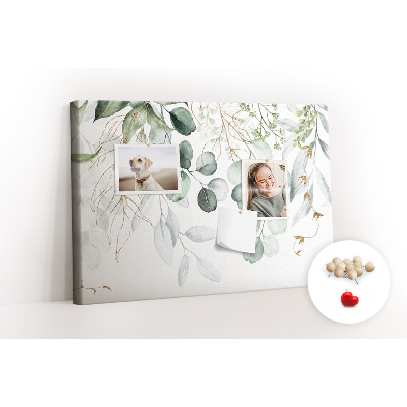 Wall Mounted bulletin board print home decor message pin boards decorative corkboard Hanging plants