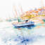The Quiet Harbor Counted Cross Stitch Kit by Magic Needle 70-18