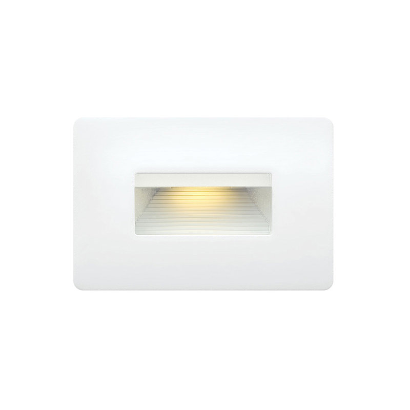 Hinkley Luna Horizontal 3000K Integrated LED Step Light - 120V, 3000K, Satin White