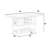 White Rectangular Solid Wood Dining table