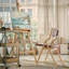 Chaises de salle à manger en bois empilables pour l'intérieur-1065315392