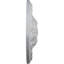 Médaillon de plafond Endurathane Acanthus, DE 11 3/8 po x P 2 po, finition givrée peinte à la main-27780126