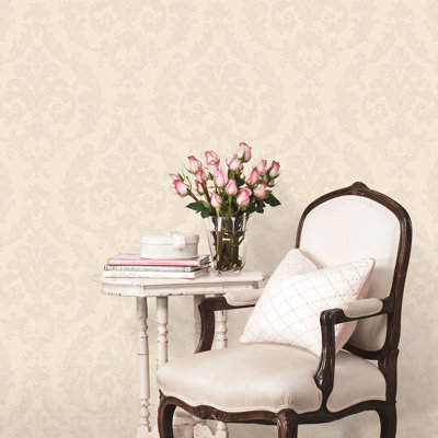 Palazzo 2 Silk Damask Wallpaper Roll