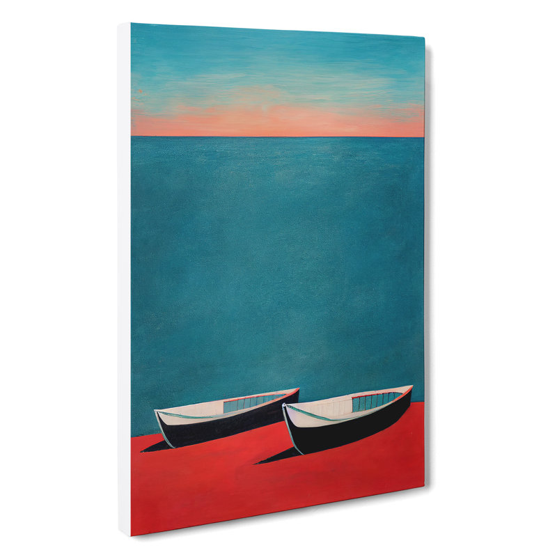 Abstract Boat No.2 - Wrapped Canvas, 76cm H x 50cm W x 3cm D