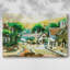 «Spring Village II», toile tendue avec châssis-821422703