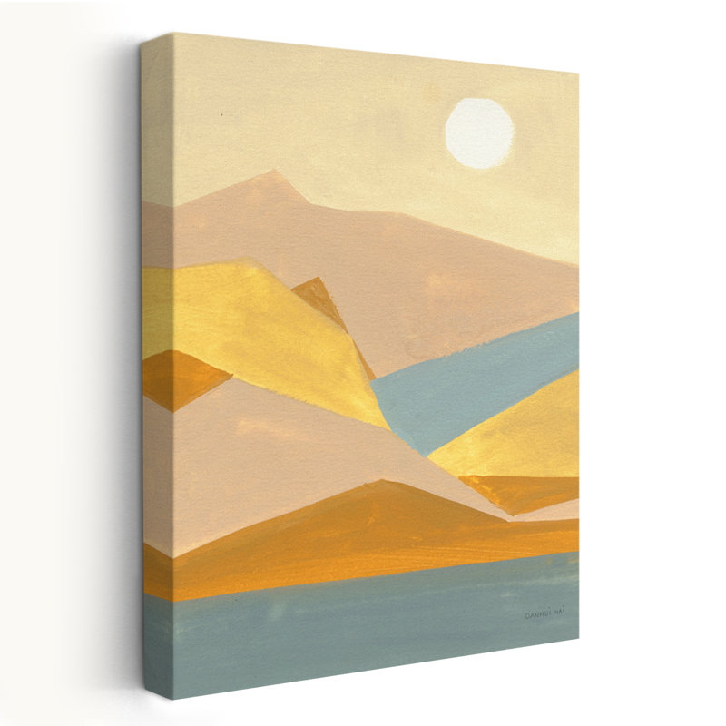 Mid-Century moderne et minimaliste rétro abstrait I, H 36 po x l 24 po